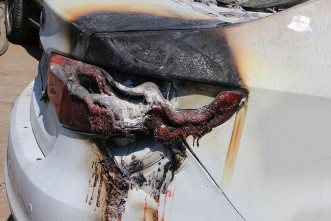 Пожар на СТО в центре Саратова повредил автомобили