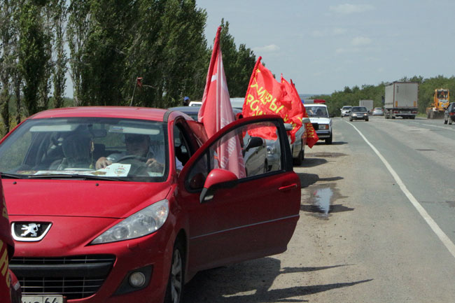 В Саратов приехали участники автопробега «От моря к морю»