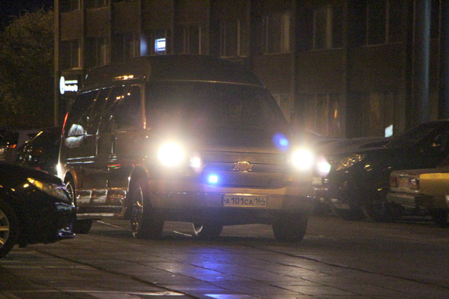 В «Словакию» к «месту прощания» прибыли Радаев и Капкаев