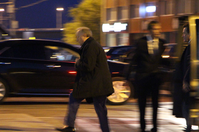 В «Словакию» к «месту прощания» прибыли Радаев и Капкаев