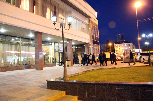 В «Словакию» к «месту прощания» прибыли Радаев и Капкаев