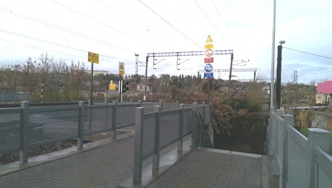 На перегоне Саратов-2–Князевка построен пешеходный переход