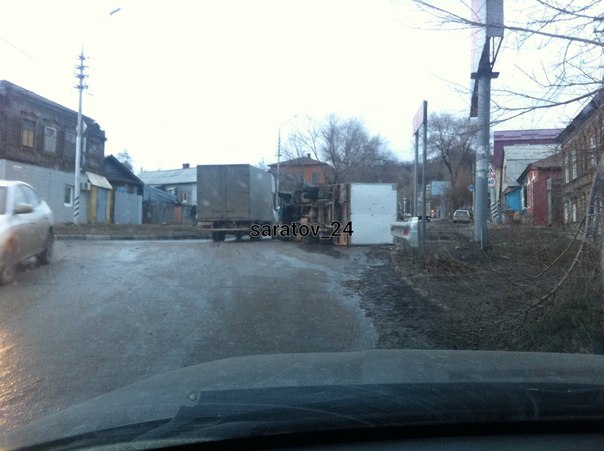 В Волжском районе перевернулась «ГАЗель»