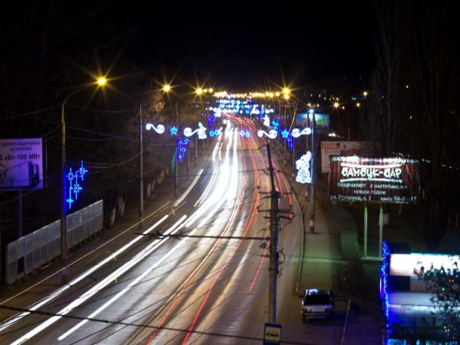 Энгельс украсила новогодняя иллюминация