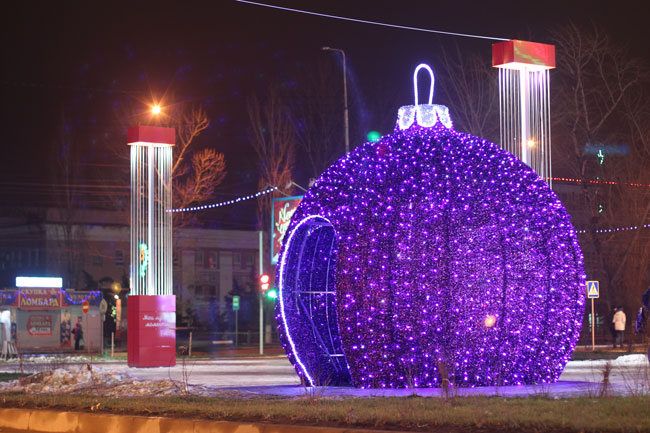 Названы города области с самым лучшим новогодним оформлением