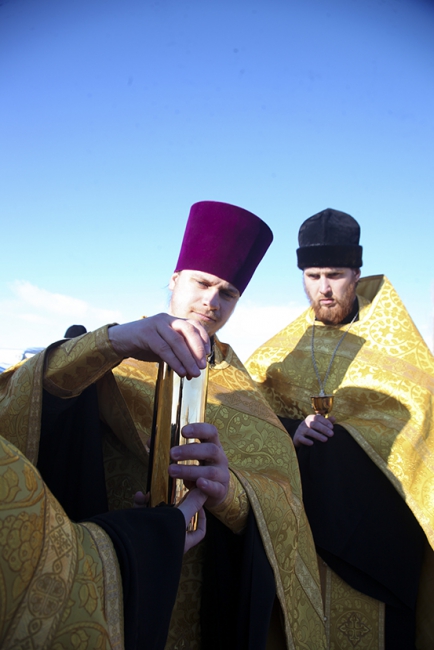 В поселке Жасминный состоялся чин основания храма