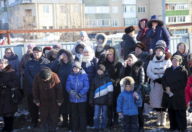 В поселке Жасминный состоялся чин основания храма