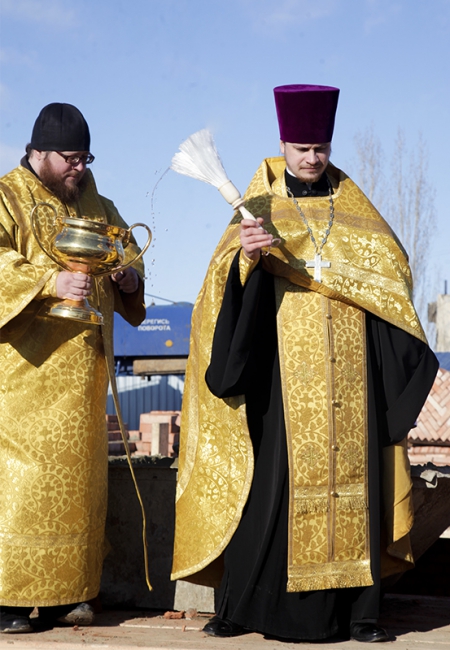 В поселке Жасминный состоялся чин основания храма