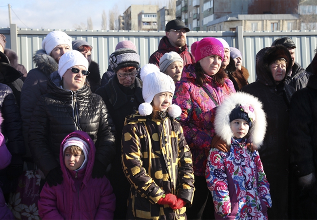 В поселке Жасминный состоялся чин основания храма
