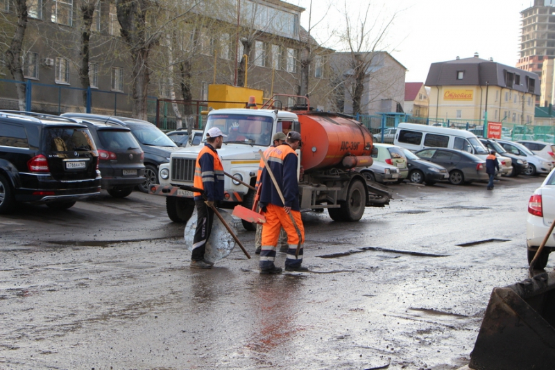 Визит Медведева. Кинологи обследуют ЛД «Кристалл»