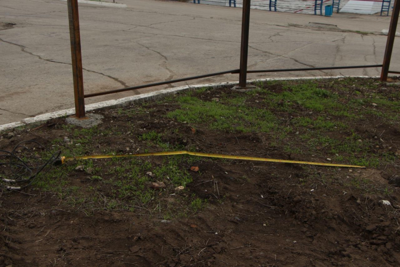 На зеленой зоне Набережной началась подготовка к строительству