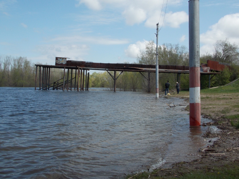 В Марксе поднялся уровень Волги