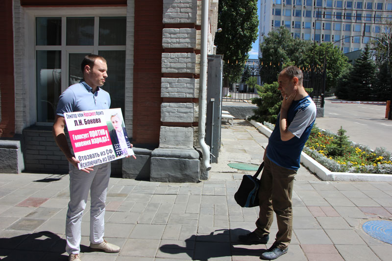 В Саратове потребовали отправить в отставку сенатора Бокову