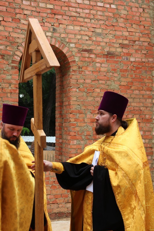На Ильинской площади совершен чин основания нового храма