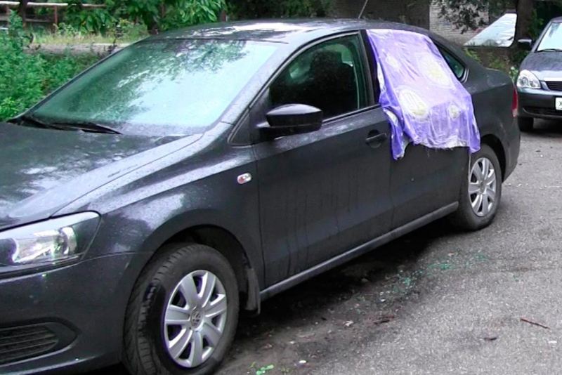 На Аткарской за ночь разбили 20 автомобилей