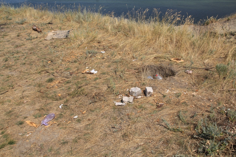 В Саратов привезли мусор с утеса Степана Разина