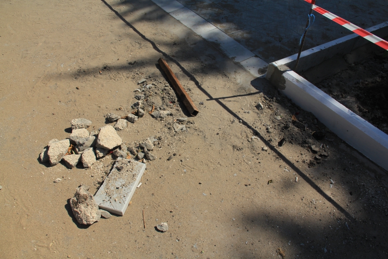 В Ершове впервые появились бордюры