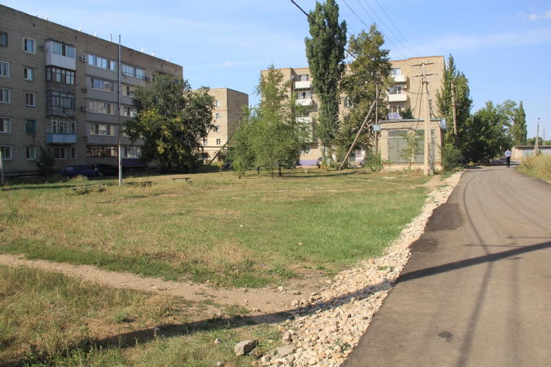 В Ершове впервые появились бордюры