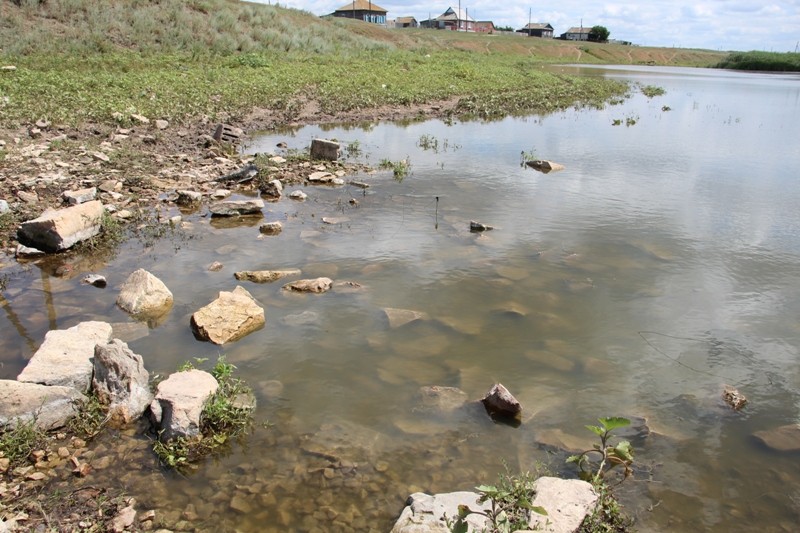 В балаковском озере искусственно восполняют запасы воды