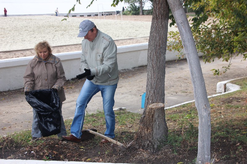 Саратовские студенты и экологи очистили от мусора берег Волги