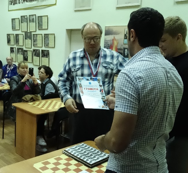 Определились победители шахматного турнира к 80-летию Саратовской области