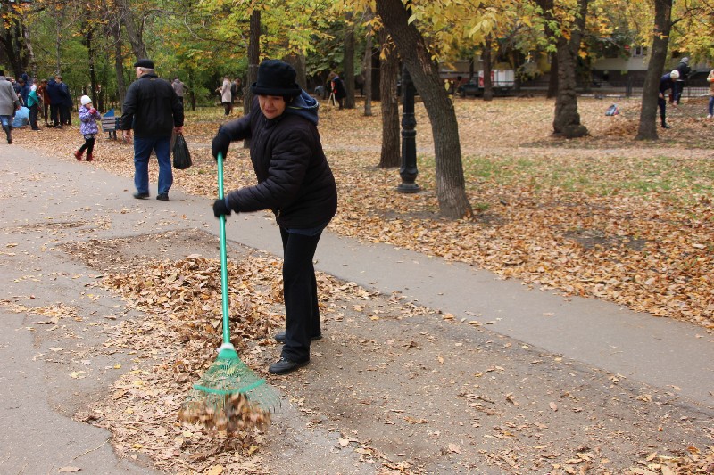 «Холодный субботник» в Саратове вывел на улицы 10 тысяч горожан