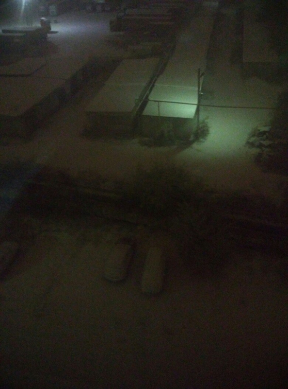 Саратовцы фотографируют первый снег и лепят снеговиков