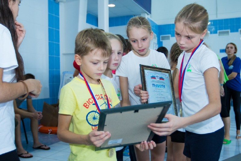 Соревнования для детей прошли в бассейне СГЮА