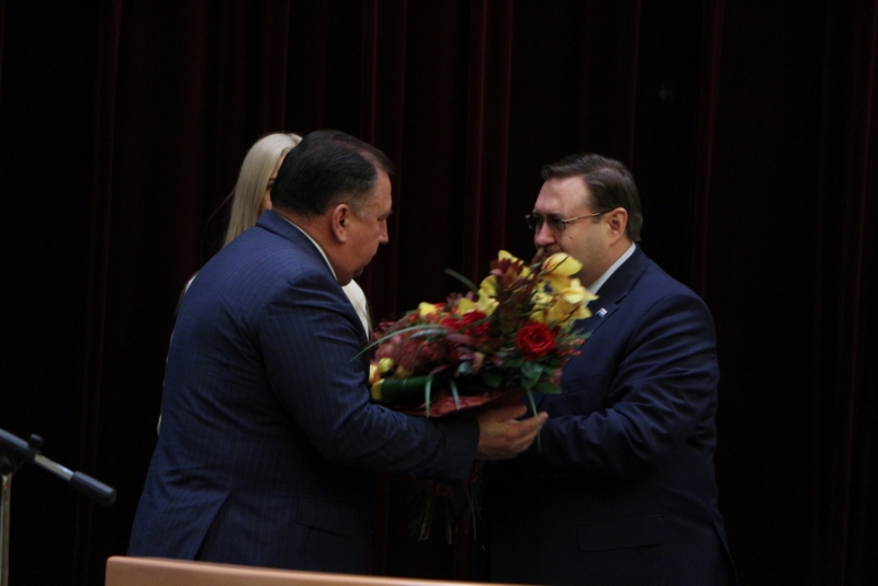 Состоялась инаугурация главы города Валерия Сараева