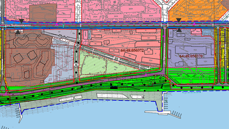 Вдоль новой набережной Саратова проложат дорогу и пустят маршрутки