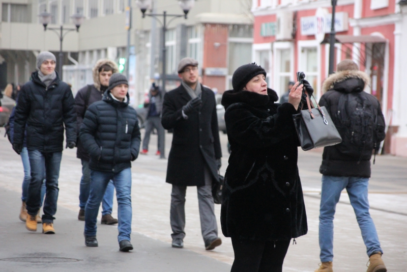 Пешеходную зону на Волжской опробовали экскурсоводы