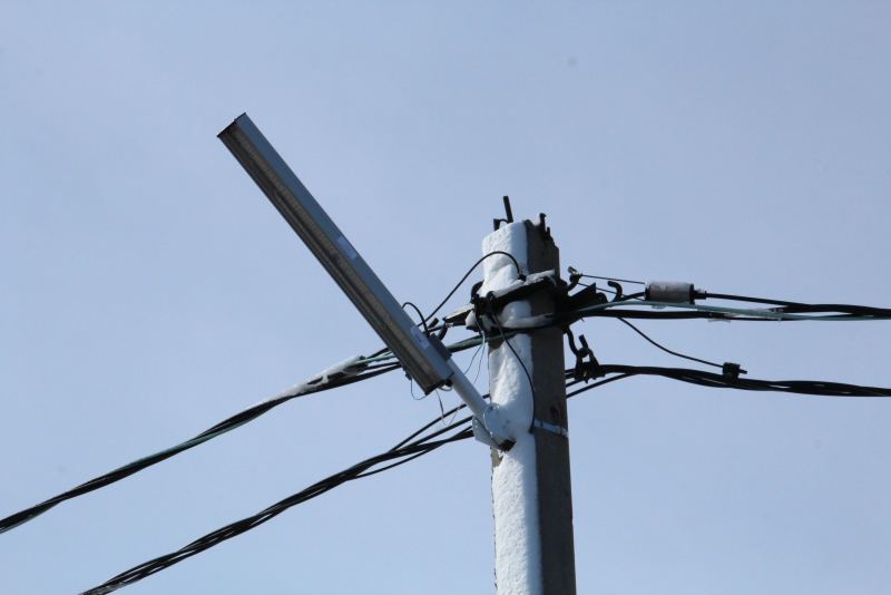 В селах Балаковского района реконструируют уличное освещение