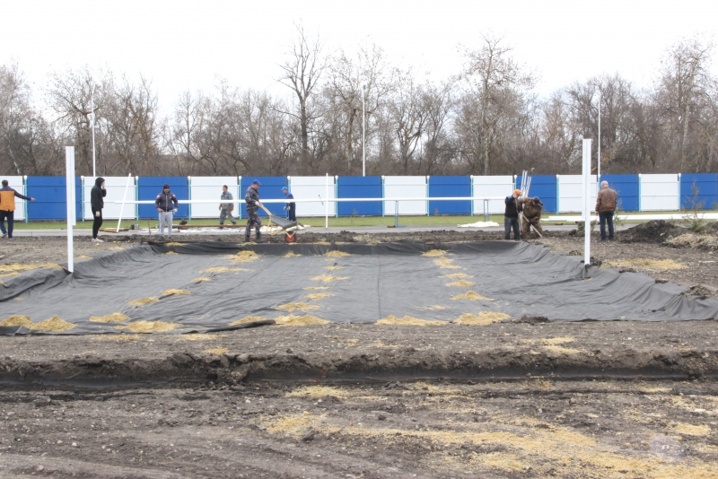 Реконструкция стадиона «Олимп» продолжается