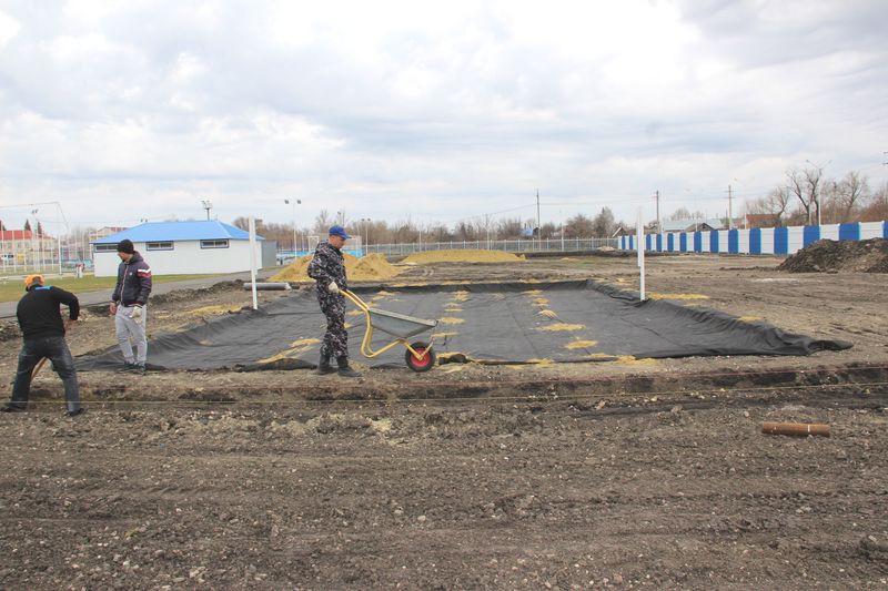 Реконструкция стадиона «Олимп» продолжается