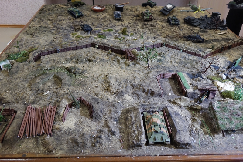 В колонии осужденные создали диораму Сталинградской битвы