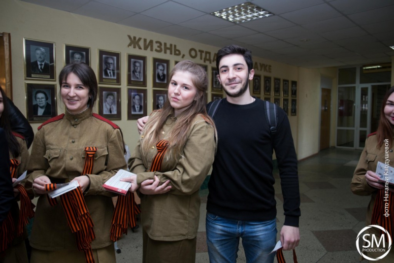СГЮА присоединилась к акции «Георгиевская ленточка»
