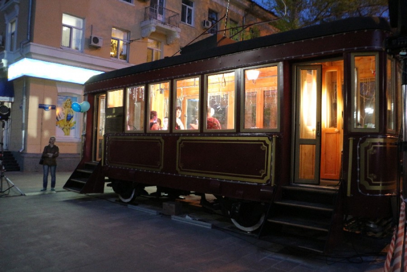 У трамвая «Семен» воссоздали историю Великой Отечественной войны