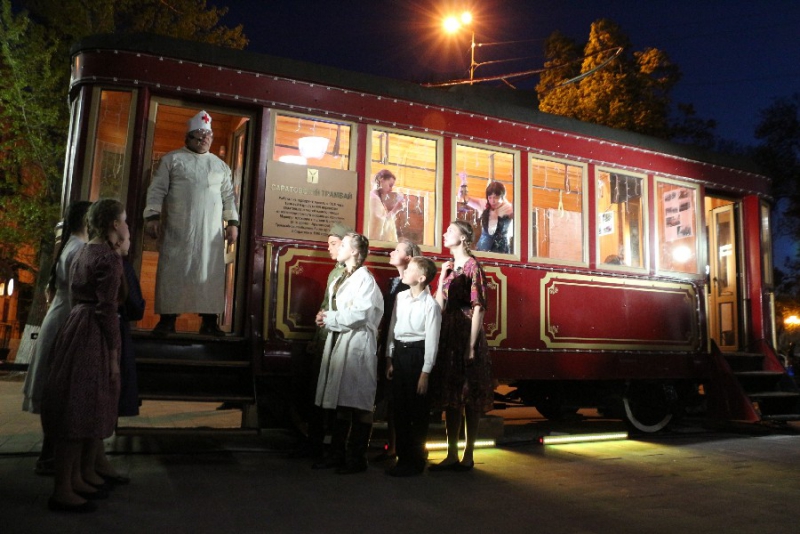 У трамвая «Семен» воссоздали историю Великой Отечественной войны