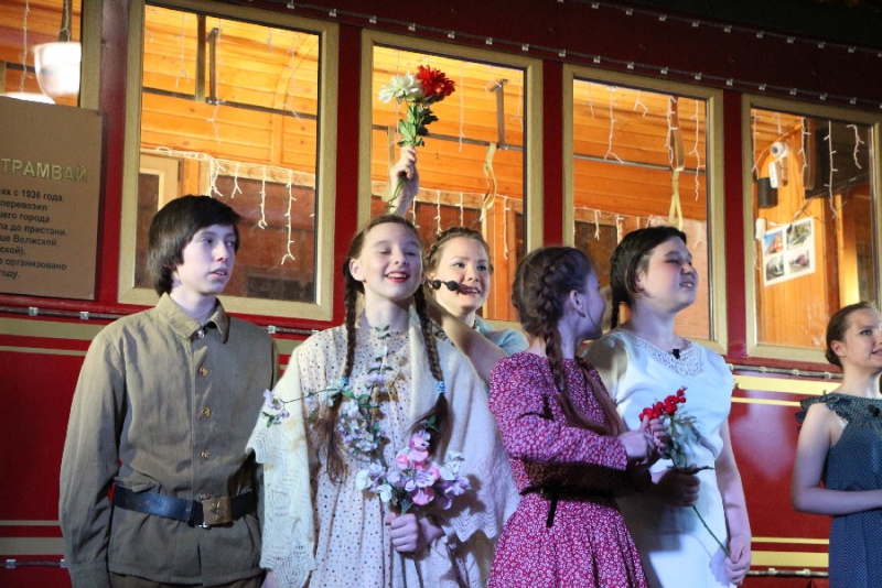 У трамвая «Семен» воссоздали историю Великой Отечественной войны