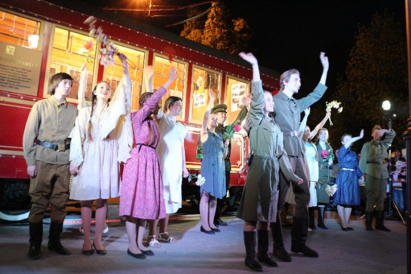 У трамвая «Семен» воссоздали историю Великой Отечественной войны