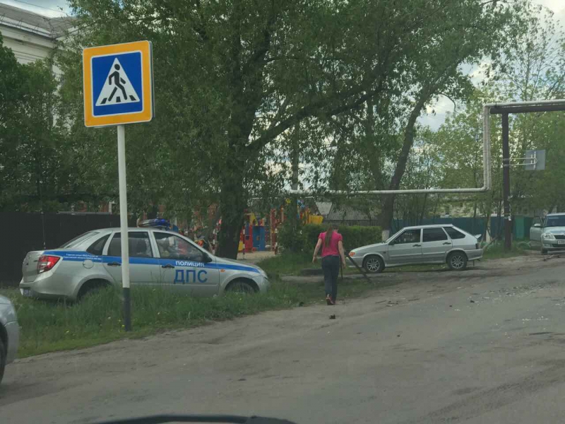 В Балашове разбился автомобиль ДПС