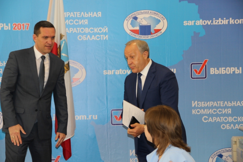 Валерий Радаев подал документы в избирком для участия в губернаторских выборах