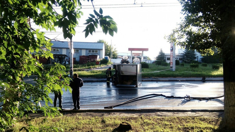 На Московском шоссе перевернулась «ГАЗель». Пострадали 2 человека
