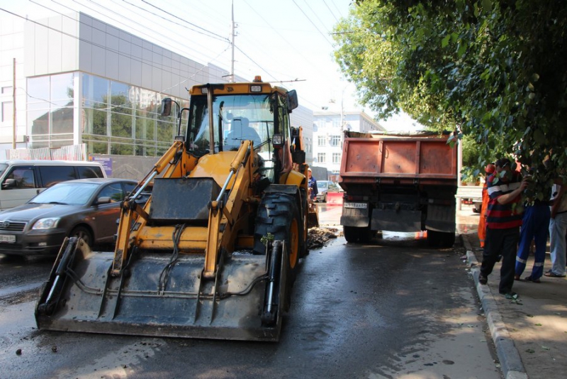 На Чернышевского произошла очередная коммунальная авария