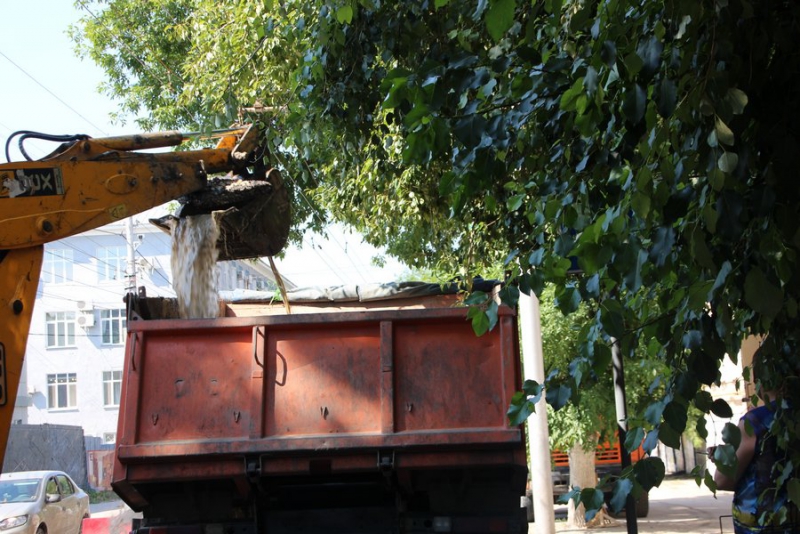 На Чернышевского произошла очередная коммунальная авария