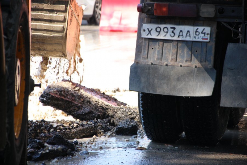 На Чернышевского произошла очередная коммунальная авария