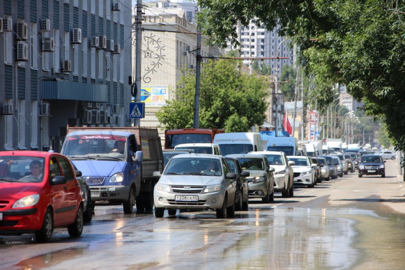 На Чернышевского произошла очередная коммунальная авария