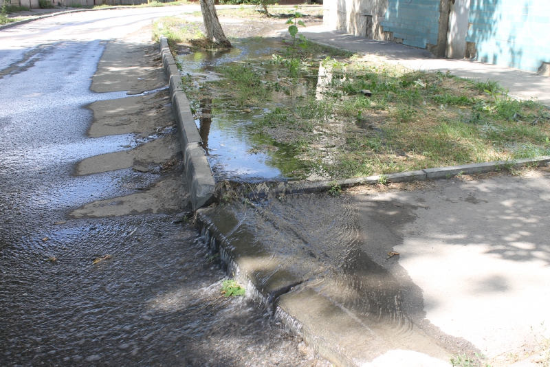 дороги были размыты ливня