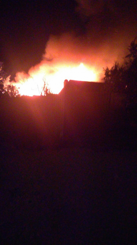 В Агафоновке крупный пожар уничтожил несколько домов