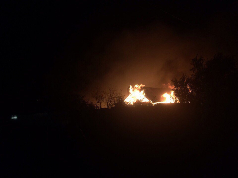 В Агафоновке крупный пожар уничтожил несколько домов